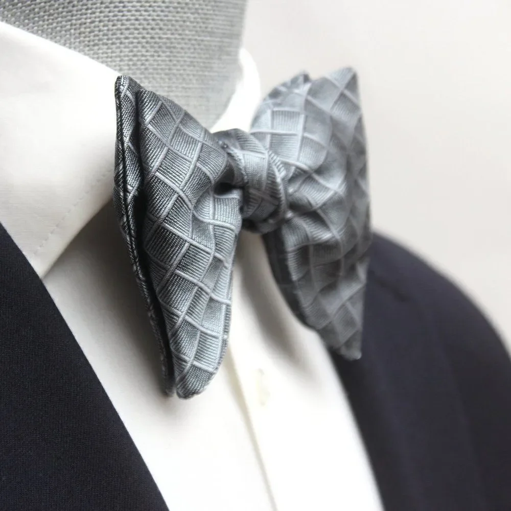 Men's Self tied Bow Tie Silk Bowtie big‎ bow tie Butterfly Bow tie S566